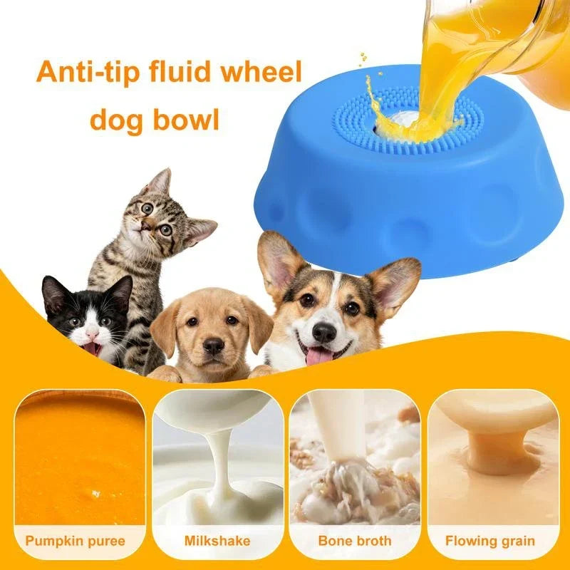 Anti-Splash Rolling Ball Pet Water Bowl | Spill Proof Dog Drinking Bowl