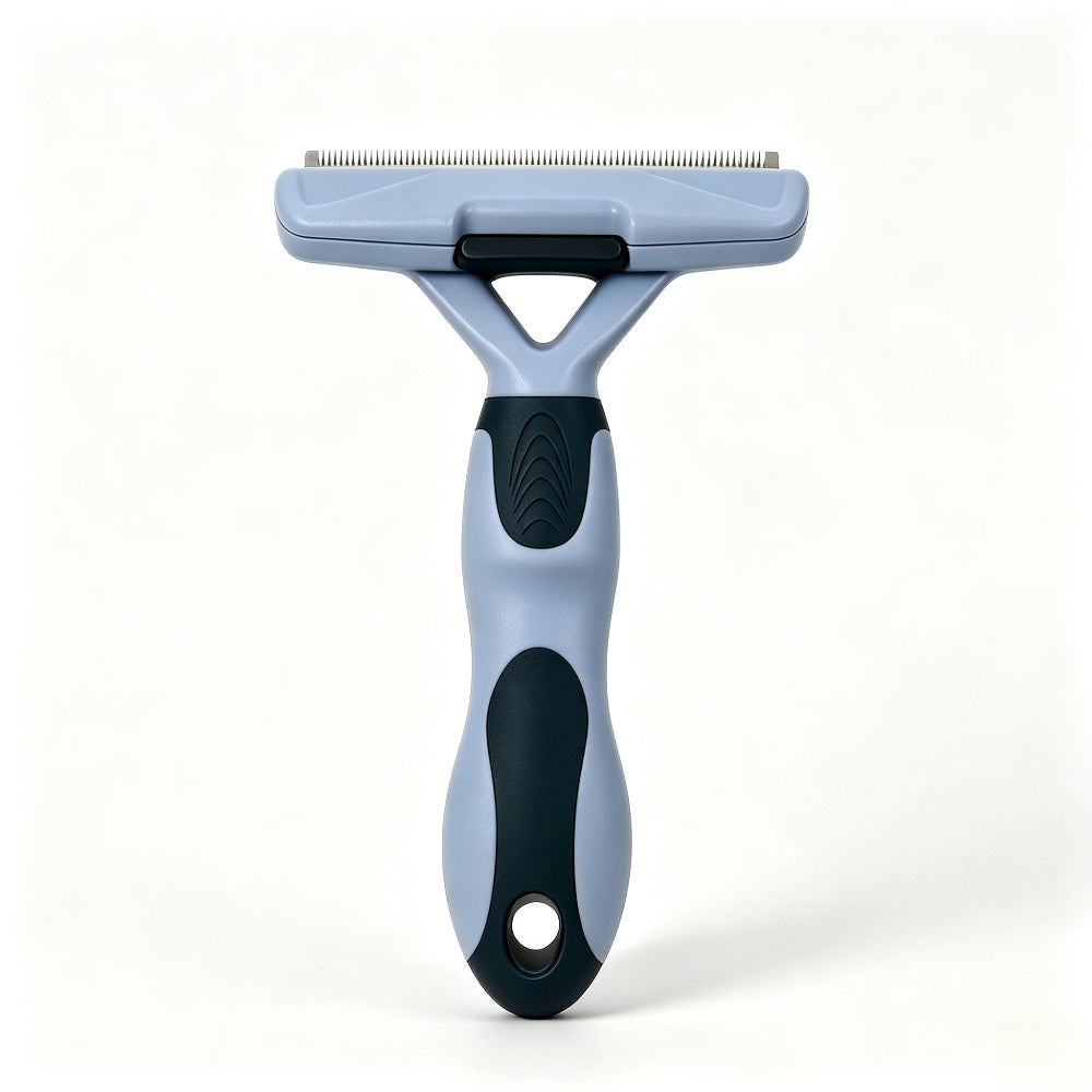 Pet Deshedding Tool for Dogs & Cats, Professional Pet Grooming Brush Removes Loose Undercoat Hair
