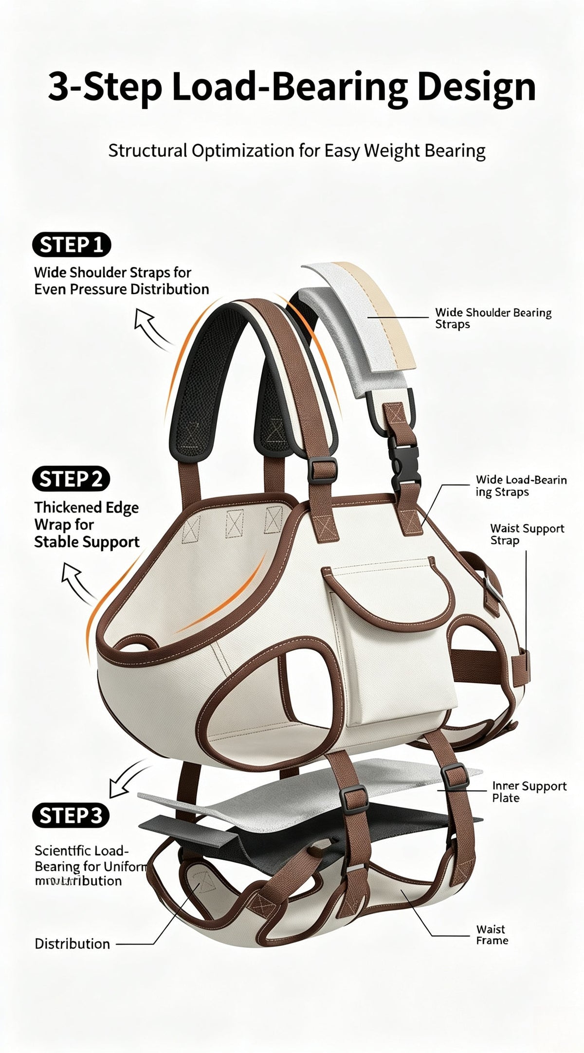 Multi‑Way Pet Carrier Backpack for Small Dogs, Breathable Portable Travel Bag, Wearable as Backpack, Crossbody Sling or Hand‑held Tote