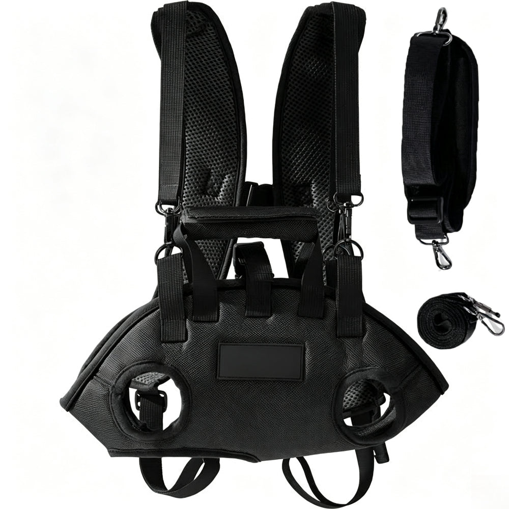 Multi‑Way Pet Carrier Backpack for Small Dogs, Breathable Portable Travel Bag, Wearable as Backpack, Crossbody Sling or Hand‑held Tote